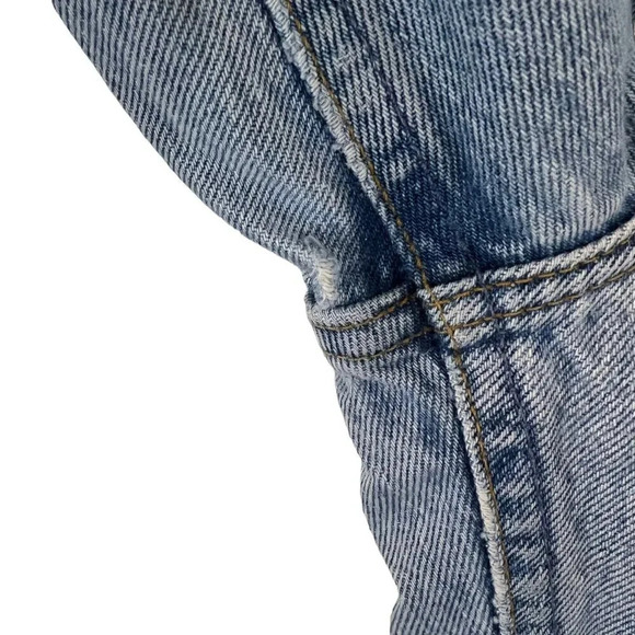 GAP Light Wash Jeans Vintage 90s Size 12 Tapered Mom Fit High Waist Rise Denim - Picture 7 of 11